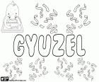 Gyuzel, meisjesnaam in verschillende talen. Gyuzel, variant van Giuzel en Guzel