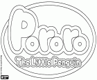 Originele logo in Engels van Pororo de kleine pinguïn