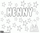 Henny, een Nederlandse naam, de vrouwelijke vorm van Hendrik. Henny, een Noordse naam voor meisje, variant van Henna. Henny, verkleinwoord naam die wordt gebruikt zowel voor voor meisje en jongen
