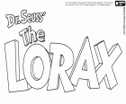 Het originele logo in het Engels van de film Dr. Seuss de Lorax