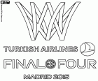 Final Four Madrid 2015 Euroleague van basketbal logo