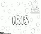 Iris, naam voor meisje, godin van Olympus, de boodschapper van de goden in de Griekse mythologie. Iris, naam van Griekse oorsprong in vele talen