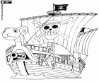 De eerste boot van Luffy en de stro hoed piraten is het caravel genaamd Going Merry