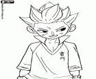 Axel Blaze is de legendarische aanvaller, de beste speler van het team van het Instituut Raimon. Inazuma Eleven