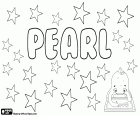 Pearl, naam in het Engels voor meisje waardoor parel