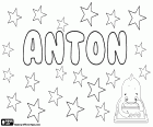 Anton, mannelijke voornaam van Latijnse herkomst, afgeleid van Antonius