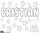 Cristian, naam voor jongen in verschillende talen. Cristian, naam afgeleid van Christianus, de betekenis ervan is volgeling van Christus