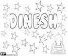 Dinesh, naam met hindoeïstische en Sanskriet oorsprong, de betekenis ervan is de heer van de dag. Dinesh, naam voor jongen gebruikt in India, Sri Lanka en Nepal