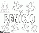 Benicio, naam voor jongen in het Spaans. Benicio, naam die afkomstig is van de Latijnse Benedictus