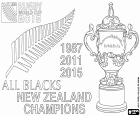 Nieuw-Zeeland de nationale ploeg van rugby, de All Blacks zijn de kampioenen van de wereldkop van rugby van 2015 herhalen de titel van 2011. Nieuw-Zeeland heeft de finale gespeeld tegen Australië en heeft geleid tot 34-17. De speler Dan Carter heeft uitgekozen met de man van de wedstrijd in zijn laatste deelname met de All Blacks. Nieuw-Zeeland is de eerste drie keer kampioen van de Wereldkampioenschap rugby, Web Ellis Cup: 1987, 2011 en 2015