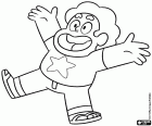 Steven Universe is een jongen met een juweeltje in de navel die heeft om te leren hoe te beheersen de bevoegdheden die hij geërfd van zijn moeder, de leider van de vrouwelijke vreemdelingen krijgers, De Edelstenen. Steven Universe, Amerikaanse animatie serie gemaakt door Rebecca Sugar voor Cartoon Network