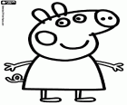 Het varkentje Peppa Pig is de hoofdpersoon van de avonturen