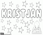 Kristjan, naam voor jongen in de Estse en de Sloveense, naam van Latijnse herkomst afgeleid van Christianus, komt overeen met Christiaan