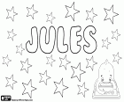Jules, Franse naam voor jongen, naam van Latijnse herkomst afgeleid van Iulius. Jules wordt ook gebruikt als een verkleinwoord van Julian en Julia, respectievelijk mannelijke en vrouwelijke namen, varianten van de Engelse naam Julius