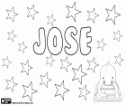 José, naam van Hebreeuwse oorsprong voor jongen, afgeleid van Yosef. José, populair in Spaanse en Portugese naam