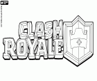 Het logo van de video game Clash Royale. Clash Royale, een video game voor de mobiele apparaten van Android en iOS gemaakt door Supercell in 2016