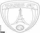 Badge van Paris Football Club, Paris FC, voetbalclub uit de stad Parijs