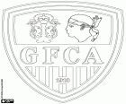 Embleem van Gazélec Football Club Ajaccio, voetbalclub met hoofdkantoor in Ajaccio, de hoofdstad van het Franse departement van Zuid Corsica in het eiland Corsica