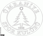 Embleem van Umraniyespor, van Umraniye, een grote district van Istanboel voetbalclub uit de Aziatische zijde van de stad