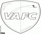 Embleem van Valenciennes Football Club, VAFC, voetbalclub in Valenciennes, stad in het noorden van Frankrijk nabij de grens met België