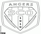 Embleem van Angers Sporting Club de l'Ouest, ook bekend als Angers SCO, voetbalclub uit de stad Angers in westelijk Frankrijk. Angers is de hoofdstad van het departement Maine-et-Loire