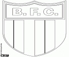 Badge van Botafogo Futebol Clube, Botafogo van Ribeirão Preto, een voetbalclub uit met hoofdkantoor in deze stad van het interieur van de Braziliaanse deelstaat São Paulo, Brazilië