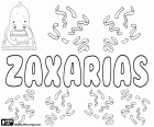 Zaxarias, naam voor jongen, alternatieve transliteratie van de Griekse naam, Zacharias