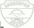 Embleem van Adana Spor Kulübü, Adanaspor, voetbalclub uit Adana, grote stad van zuidelijke Anatolië en hoofdstad van de provincie Adana
