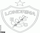 Schild van Londrina Esporte Clube, een voetbalclub uit de stad van Londrina in de staat van Paraná in het zuiden van Brazilië