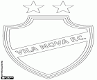 Logo van Vila Nova Futebol Clube, een voetbalclub uit de stad van Goiânia, de hoofdstad van de Braziliaanse deelstaat Goiás in de regio Midden-Westen van Brazilië