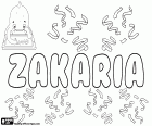 Zakaria, naam voor jongen in het IJslands en transcripties van de naam in het Georgisch en in Arabische, variant van de Zakariyya en Zacharia