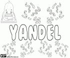 Yandel, naam gepopulariseerd door een Puerto Ricaans zanger, aanpassing van de Llandel als de naam van de artistieke