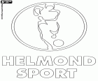 Logo van Helmond Sport, voetbalclub uit Helmond, stad in het zuiden van Holland, in de provincie Noord-Brabant