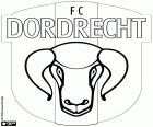 Badge Football Club Dordrecht, voetbalclub uit Dordrecht, stad in de provincie Zuid-Holland, in het westelijke deel van het land