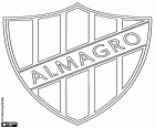 Schild van Club Almagro, voetbalclub uit Almagro, een wijk van de Argentijnse hoofdstad, Buenos Aires