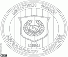 Logo van AEL Kalloni FC, voetbalclub met hoofdkantoor in Mytilene, stad van het eiland Lesbos en hoofdstad van de regio Noord-Egeïsch