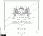 Logo van PFC Spartak Naltsjik, voetbalclub uit Naltsjik, stad in de prefectuur ten zuiden van de Europees Rusland, in de regio van de noordelijke Kaukasus en hoofdstad van de republiek Kabardië-Balkarië