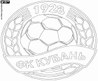 Embleem van FC Kubán Krasnodar, voetbalclub uit Krasnodar, stad naast de rivier de Koeban in het zuiden van Europees Rusland en de hoofdstad van de kraj Krasnodar in de noordelijke Kaukasus