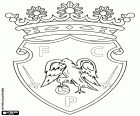 Logo van Futebol Clube Penafiel, voetbalclub uit Peñafiel, stad in het District van Porto in de Noord regio van Portugal