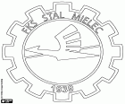 Logo van FKS Stal Mielec, Fabryczny Klub Sportowy Stal Mielec, voetbalclub uit Mielec, stad van de Woiwodschap Subkarpaten, in het zuidoosten van Polen