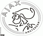 Schild van Ajax, AFC Ajax, Amsterdamsche Football Club Ajax, voetbalclub met hoofdkantoor in Amsterdam, de belangrijkste en meest bevolkte stad van de provincie Noord-Holland, de hoofdstad van Nederland