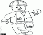 Emmet met zijn werk-helm, een bouwvakker uit de Lego-film
