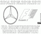 Mercedes AMG Petronas Motorsport heeft de titel van 2017 geratificeerd wereldkampioen Formule 1 FIA Constructeur. De Formule1-team Mercedes heeft bereikt de vierde opeenvolgende titel
