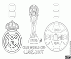 Real Madrid vs kiest, de finale van de 2017 FIFA Club World Cup, op zaterdag, 16 December, op de Zayed Sports City Stadium in Abu Dhabi, Verenigde Arabische Emiraten. FIFA Club World Cup UAE 2017
