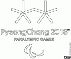 Logo van PyeongChang 2018 Paralympische Winterspelen, Zuid-Korea