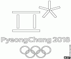 Het logo van de Olympische Winterspelen PyeongChang 2018