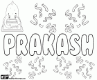 Prakash, mannelijke naam van Sanskriet oorsprong, de betekenis is helder en glanzend. Gebruikt in vele talen van India, onder andere, hindi, bengali, telugu, marathi, tamil, urdu en Nepalees