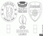 Chelsea vs Arsenal, de finale van de Europa League 2018-2019, op het Olympisch Stadion in Baku, Azerbaijan, 29 mei 2019