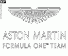 Logo van het F1-motorraceteam, Aston Martin Formula One Team