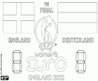 De UEFA women's Euro finale tussen de Engelse en Duitse nationale teams in Wembley Stadium, Londen, op 31 juli 2022